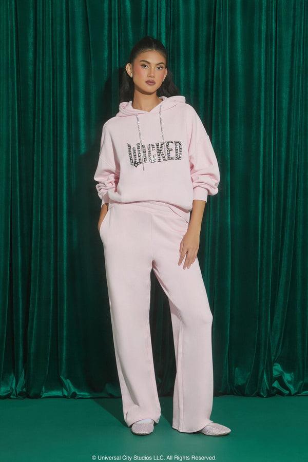 Forever 21 Wicked Faux Gem Fleece Hoodie