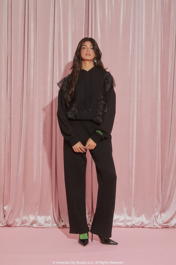 Forever 21 Wicked Witch Ruffle Hoodie