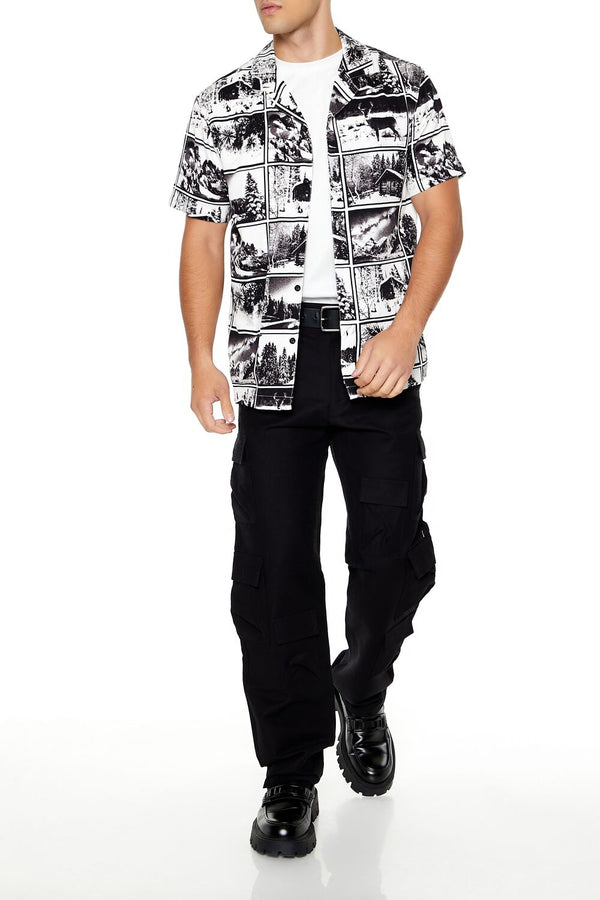 Forever 21 Winter Landscape Graphic Shirt