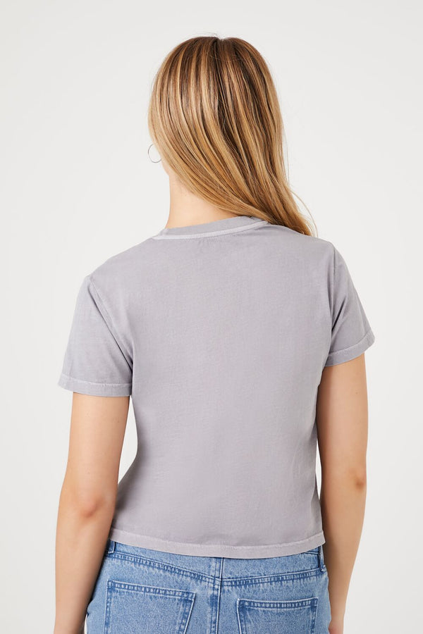 Forever 21 Woodstock Graphic Baby Tee