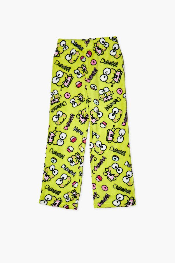 forever 21 Girls Hello Kitty & Friends Keroppi Fleece Pajama Pants (Kids)