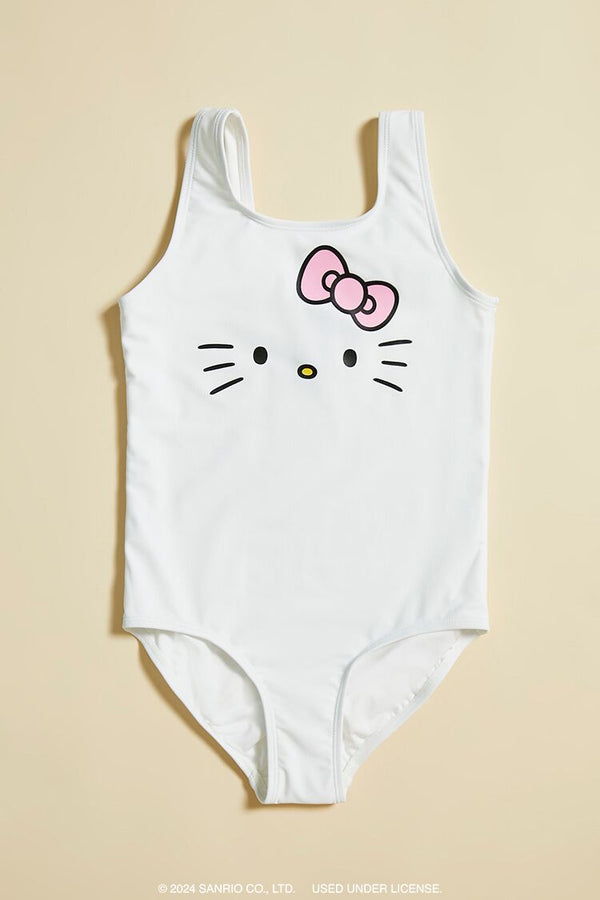 forever 21 Girls Hello Kitty One-Piece Swimsuit (Kids)