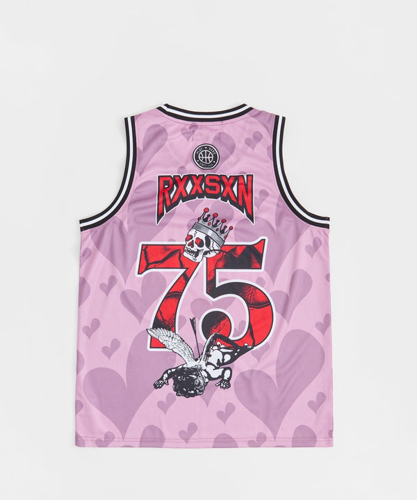 Forever 21 Heart Breakers Club Basketball Jersey - Mauve