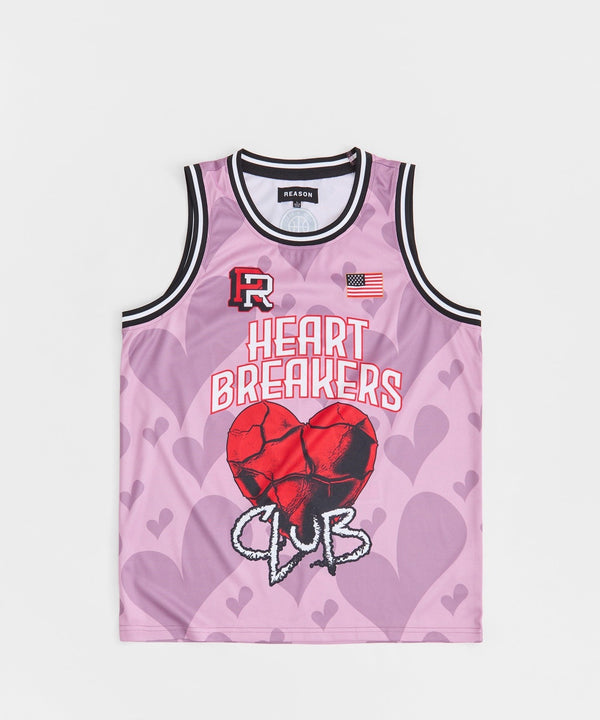 forever 21 Heart Breakers Club Basketball Jersey - Mauve