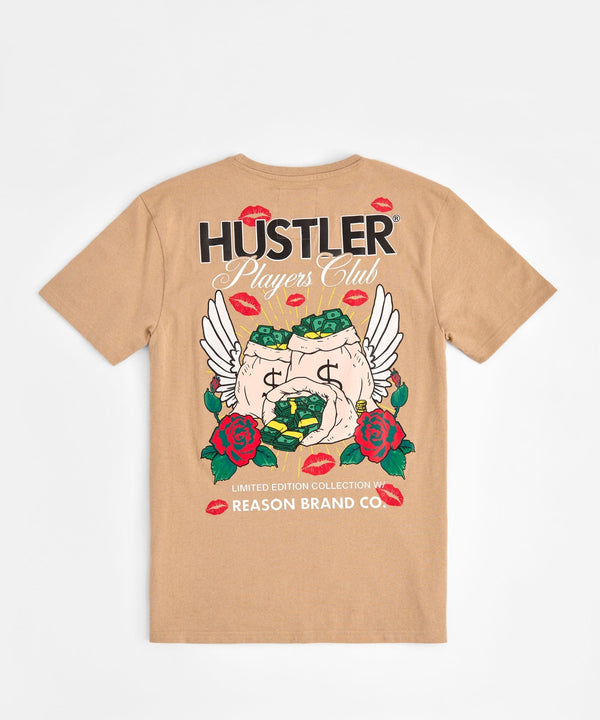 Forever 21 Hustler Players Club Short Sleeve Tee - Clay