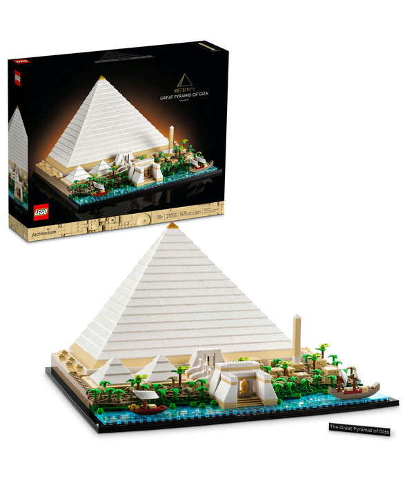forever 21 LEGO® Architecture Great Pyramid of Giza 21058 Building Kit (1 476 Pieces)