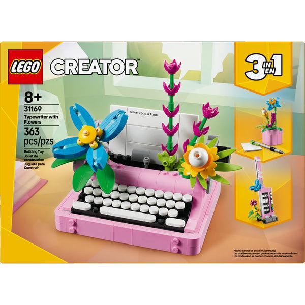 Forever 21 LEGO® Creator 3in1 Typewriter With Flowers Toy Playset 31169