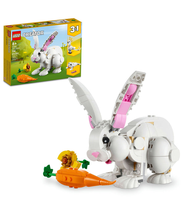 forever 21 LEGO® Creator 3in1 White Rabbit 31133 Building Toy Set (258 Pieces)