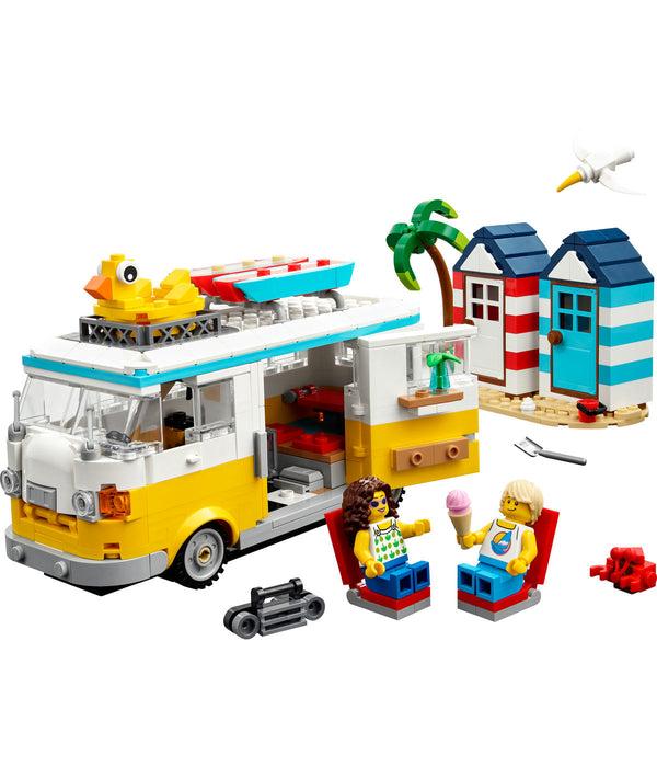 Forever 21 LEGO® Creator Beach Camper Van 31138 Building Toy Set (556 Pieces)