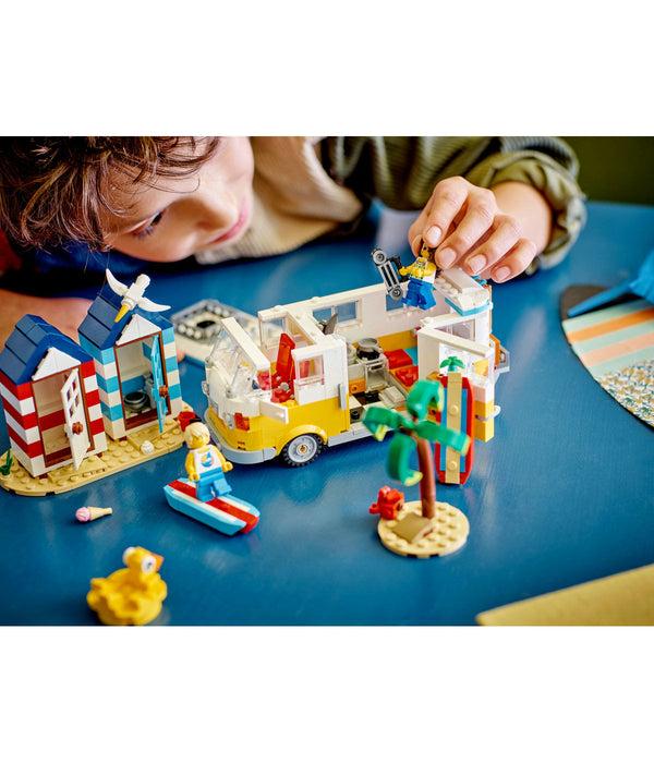Forever 21 LEGO® Creator Beach Camper Van 31138 Building Toy Set (556 Pieces)