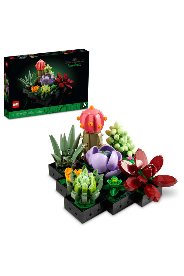 forever 21 LEGO® Succulents 10309 Plant Decor Building Kit 771 Pieces