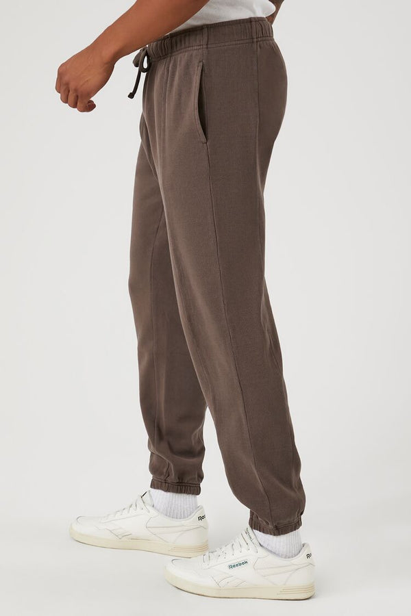 Forever 21 Mineral Wash Slim-Fit Drawstring Joggers