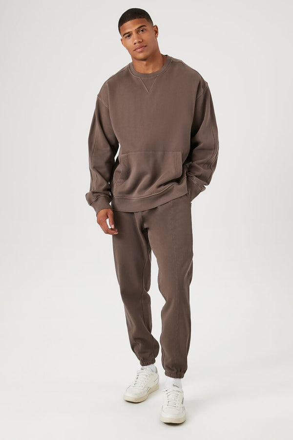 forever 21 Mineral Wash Slim-Fit Drawstring Joggers