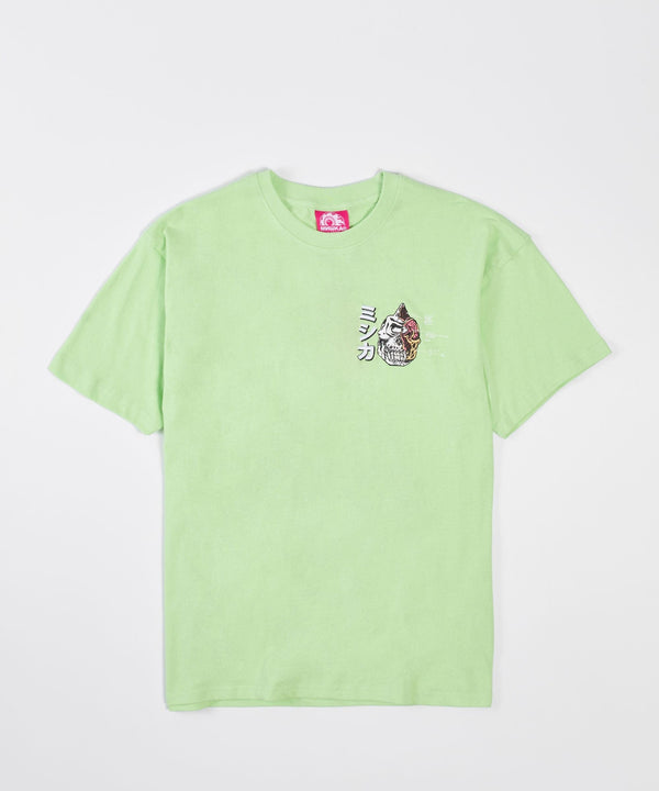 Forever 21 Mishka Foreign Cyco Short Sleeve Tee - Light Green