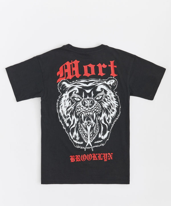 Forever 21 Mishka Old English Short Sleeve Tee - Black