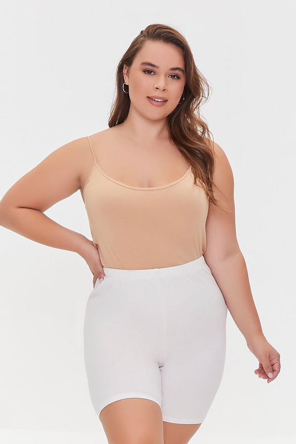 forever 21 Plus Size Basic Organically Grown Cotton Biker Shorts