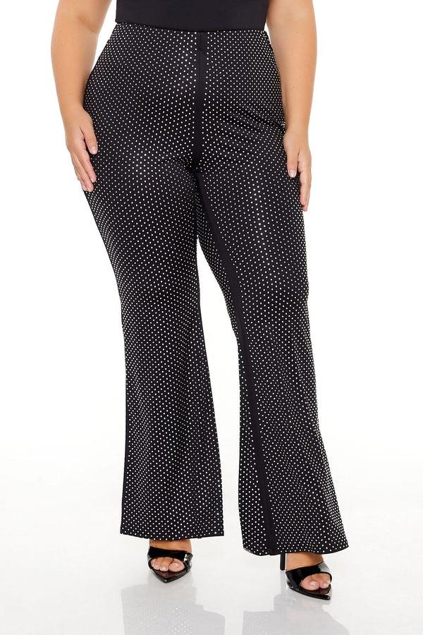Forever 21 Plus Size Contour Sculpt Rhinestone Pants