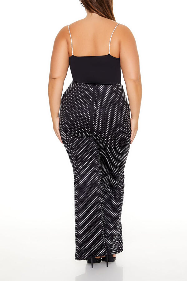 Forever 21 Plus Size Contour Sculpt Rhinestone Pants
