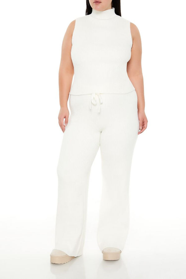 Forever 21 Plus Size Sweater-Knit Turtleneck Crop Top