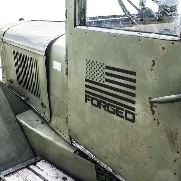 Forged PATRIOT DECAL