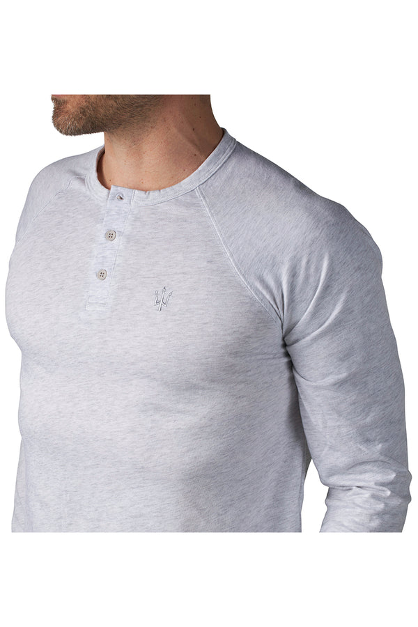 Forged SILENT PROFESSIONAL HENLEY HEATHER WHITE