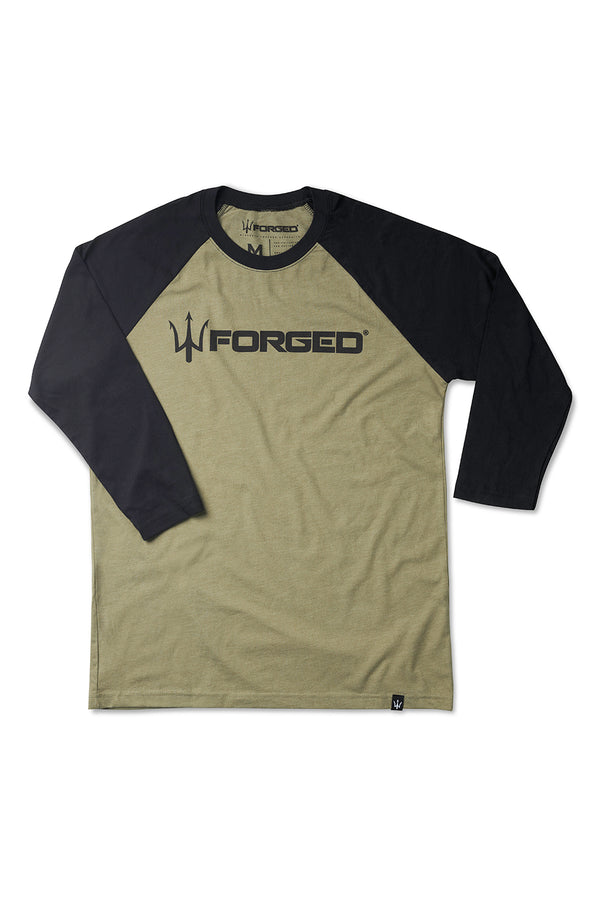 forged THE BRAND RAGLAN OLIVE BLACK