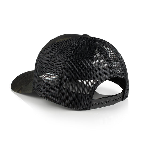 Forged TRIDENT MULTICAM BLACK SNAPBACK TRUCKER