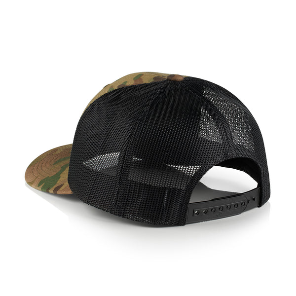 Forged TRIDENT MULTICAM GREEN SNAPBACK TRUCKER