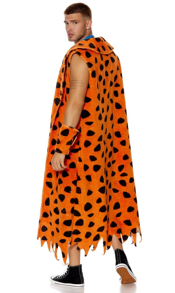 Forplay Bedrock Bro Men's Cartoon Character Costume Orange