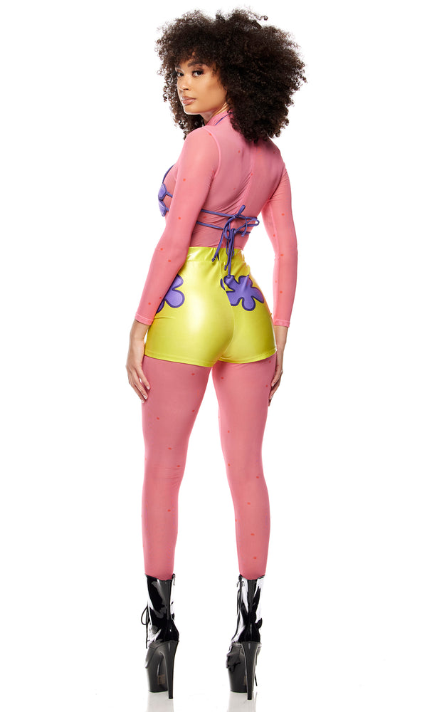 Forplay Bikini Bottom Cartoon Character Costume Multicolor