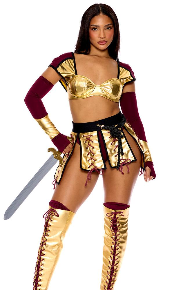 Forplay Colosseum Nights TV Show Character Costume Gold