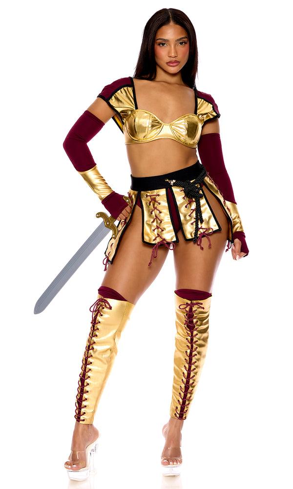 forplay Colosseum Nights TV Show Character Costume Gold