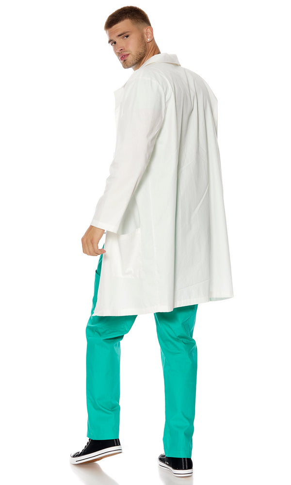 Forplay Dr. Feel Good Men's Doctor Costume Blue Combo