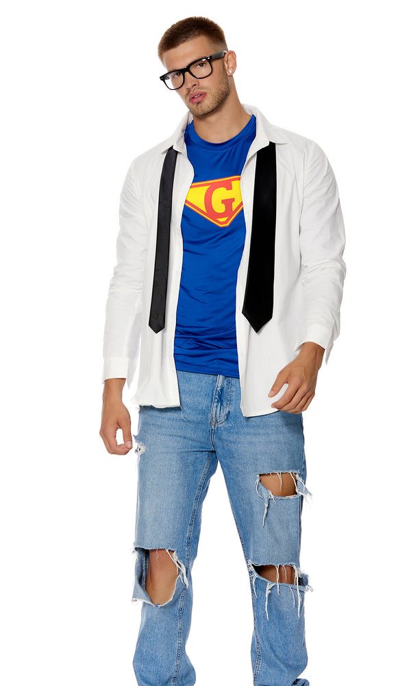 forplay Feelin Super Men's Comic Book Character Multicolor
