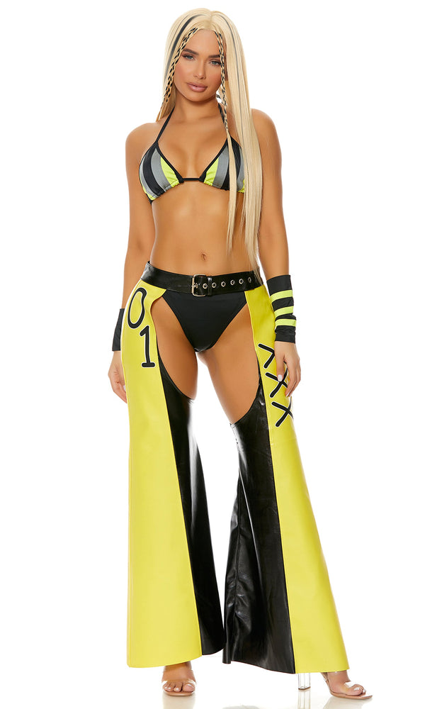 forplay Filthy Sexy Iconic Superstar Costume Yellow