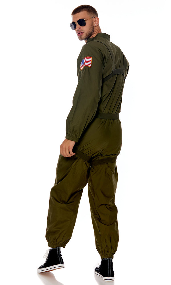 Forplay Flight Or Fight Men's Movie Character Costume Olive