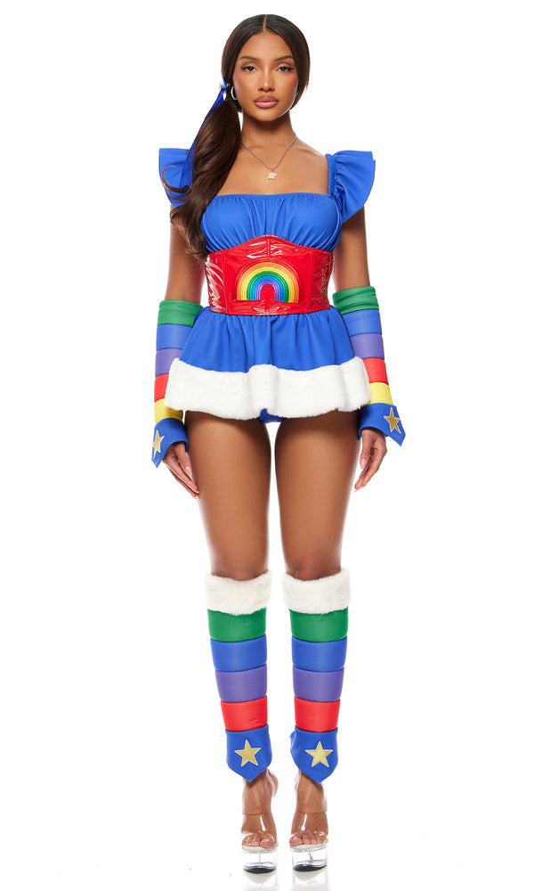 forplay Follow The Rainbow Cartoon Character Costume Multicolor