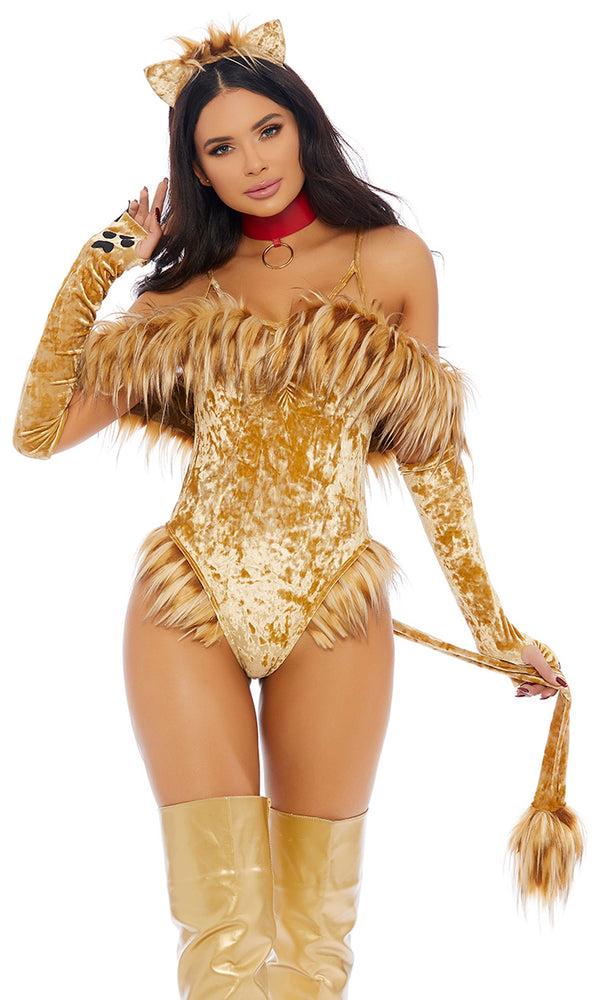 forplay A Scaredy Lion Movie Character Costume Tan