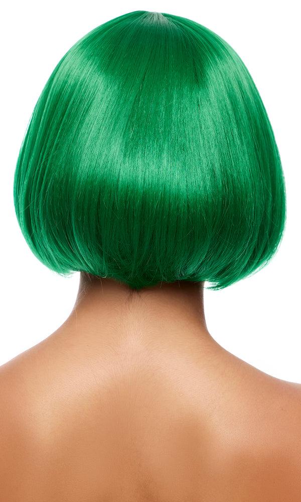 Forplay Bob Wig With Bangs - Green Green