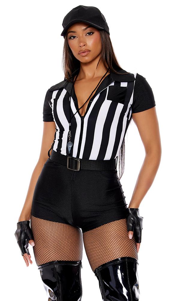 forplay Call The Shots Referee Costume Black
