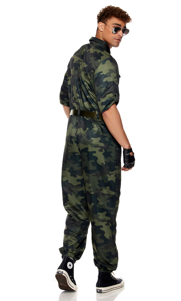 Forplay Combat Ready Men's Soldier Costume Green