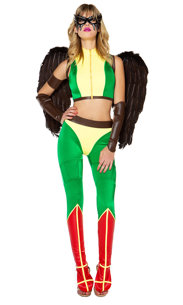 Forplay Fly High Sexy Comic Hero Costume Green