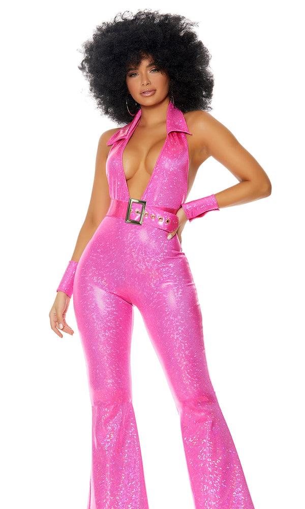 forplay Foxy Lady Sexy Disco Costume Magenta