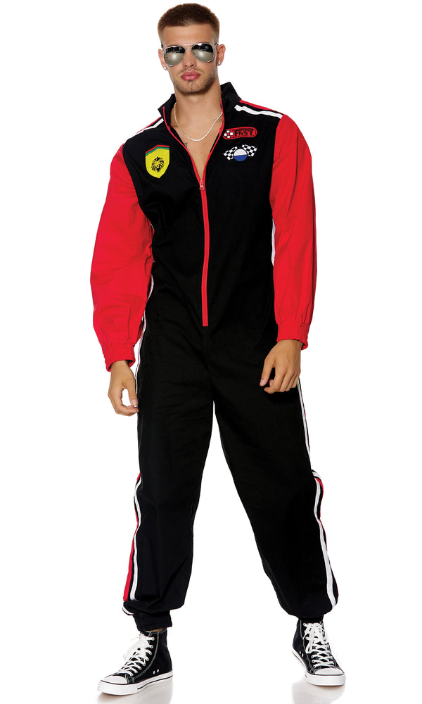 Forplay Fuel Up Men's Racer Costume Black