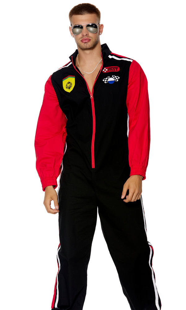 forplay Fuel Up Men's Racer Costume Black