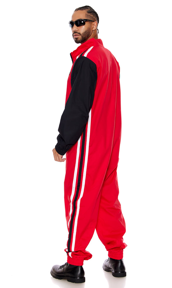 Forplay Full Throttle Men's Racer Costume Red