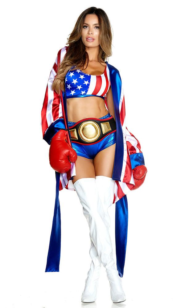 Forplay Get Em Champ Sexy Boxer Costume Red