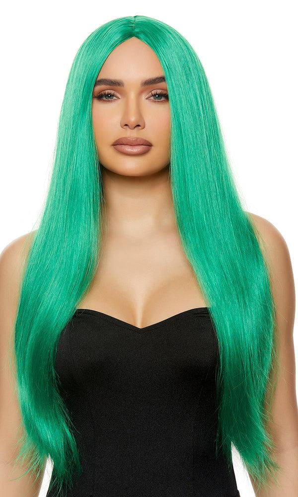 forplay Green Straight Wig Green