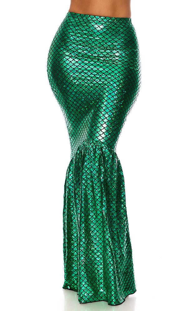 forplay Hologram Mermaid Skirt Turquoise