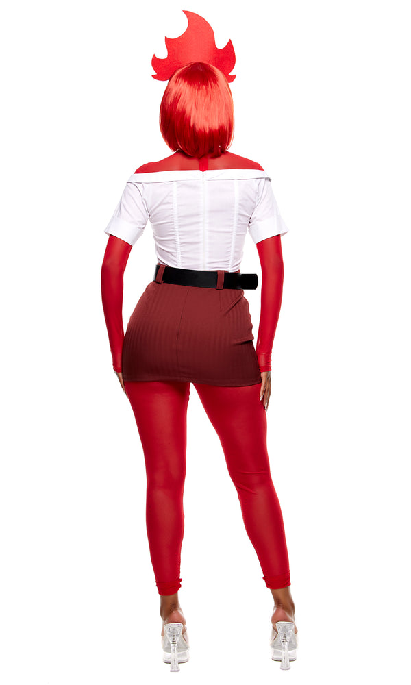 Forplay Hot Head Movie Character Costume Red